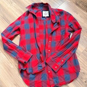 Red and Blue Plaid Flannel